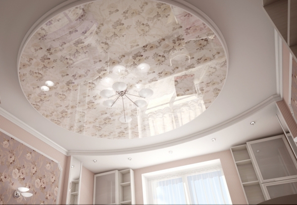 Натяжные потолки под мрамор в Саранске