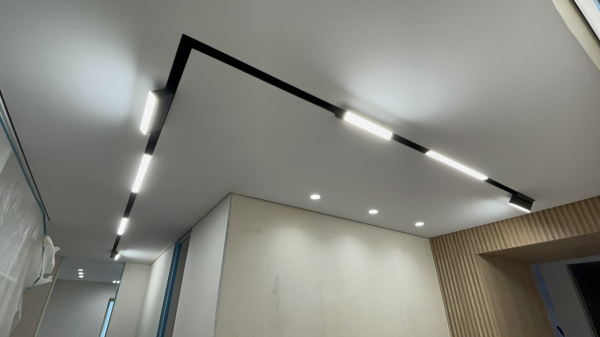 SLOTT на потолке фото