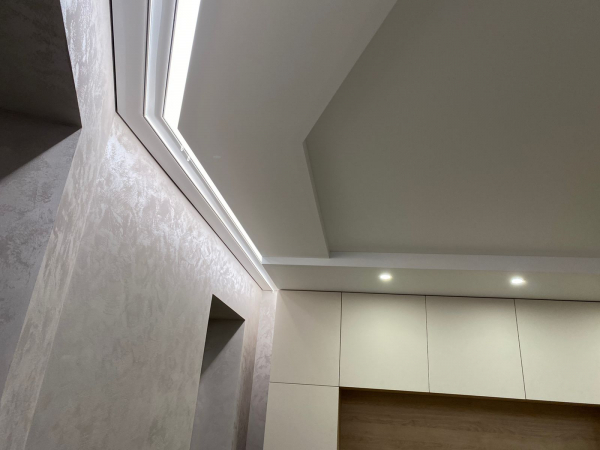 Фото многоуровневого потолка