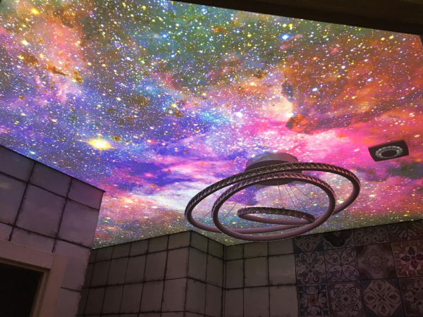 Фото натяжного потолка