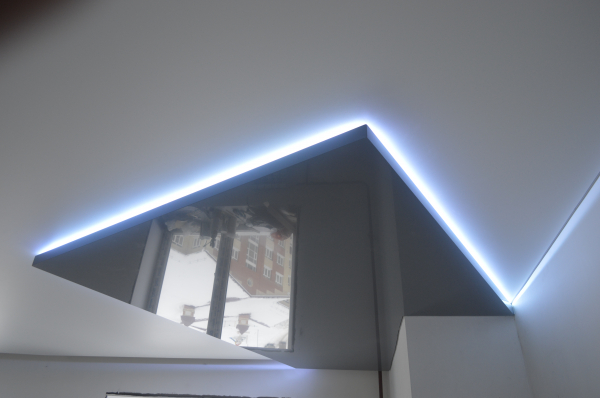 Фото натяжного потолка