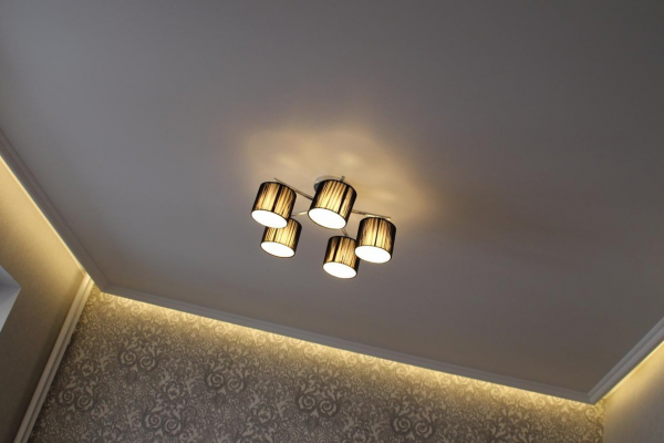 Фото натяжного потолка