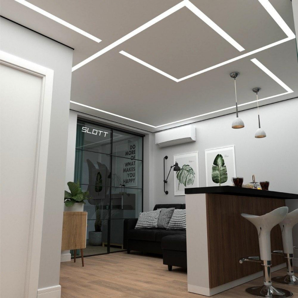 Натяжные потолки в квартире в Саранске